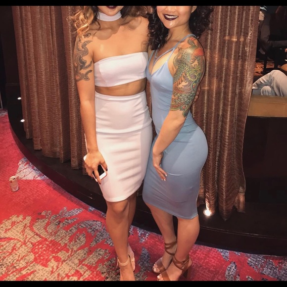 Boohoo bandeau midi dress - Picture 3 of 5